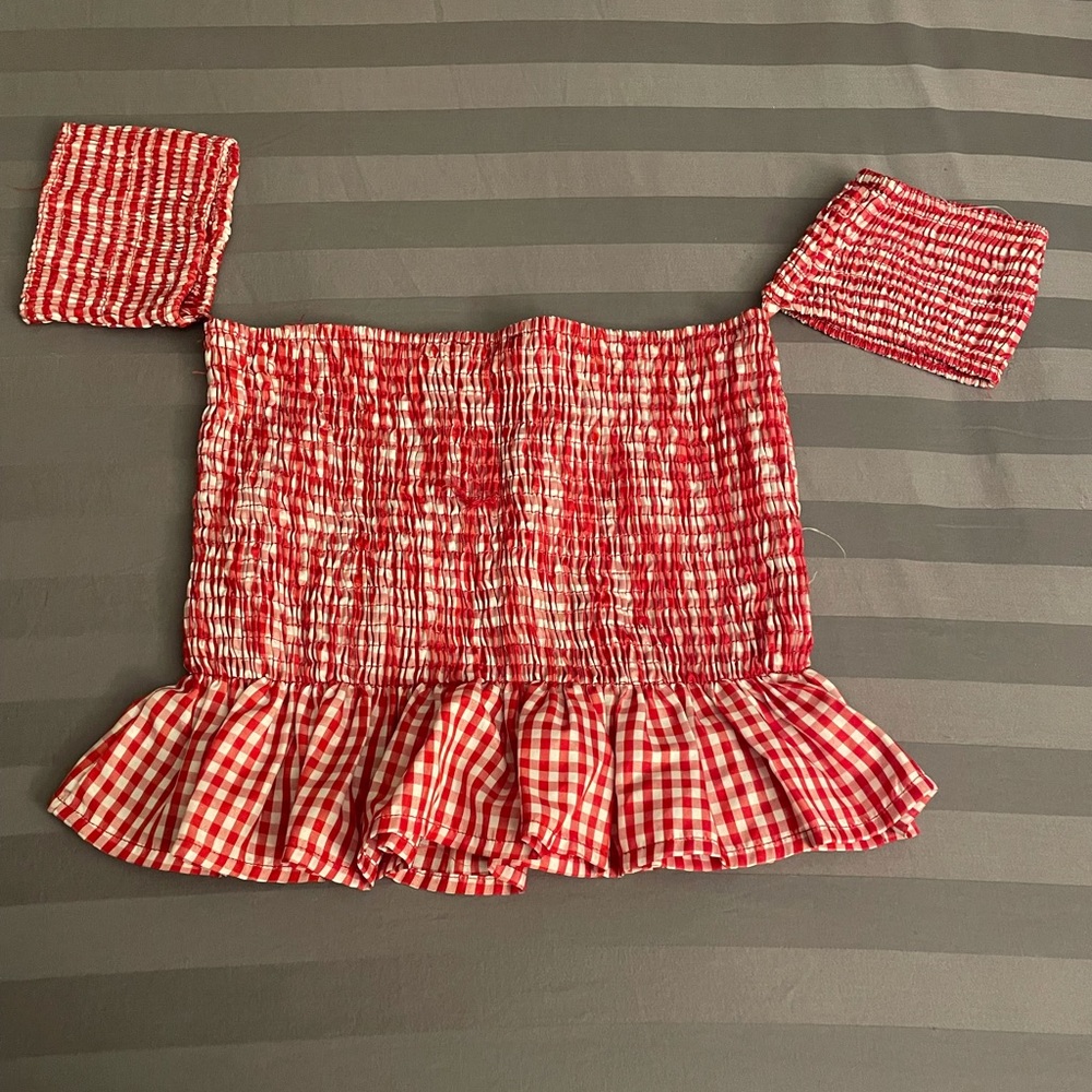Forever 21 Plaid Crop Top